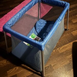 Blue Portable Playpen